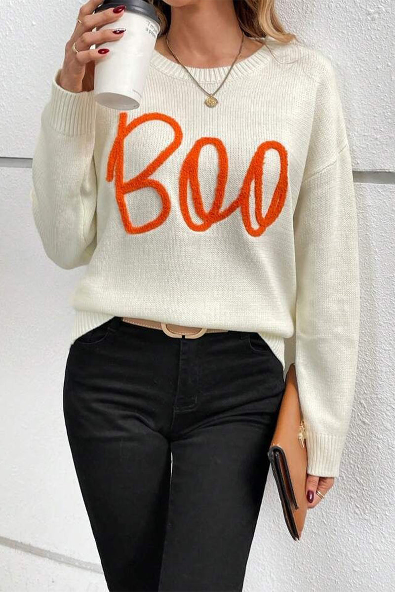 Pull au design réfléchi