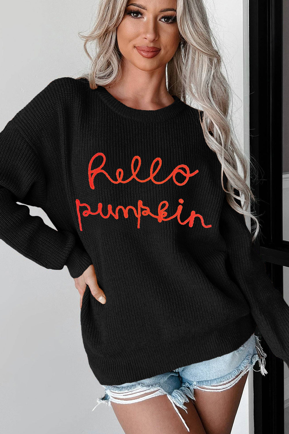 Pull au design réfléchi