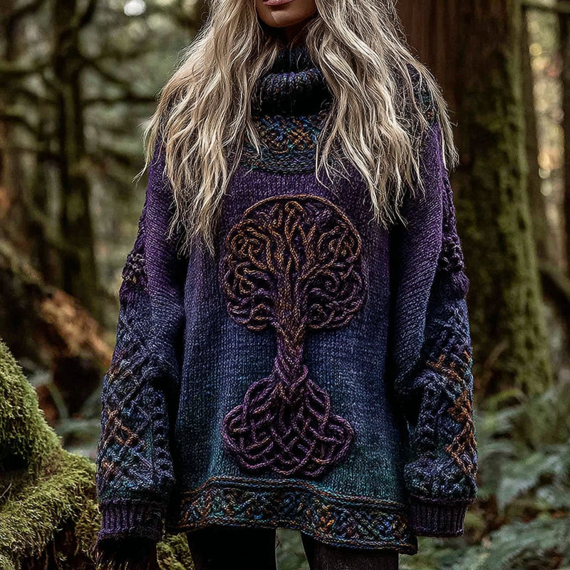 Pull au design réfléchi