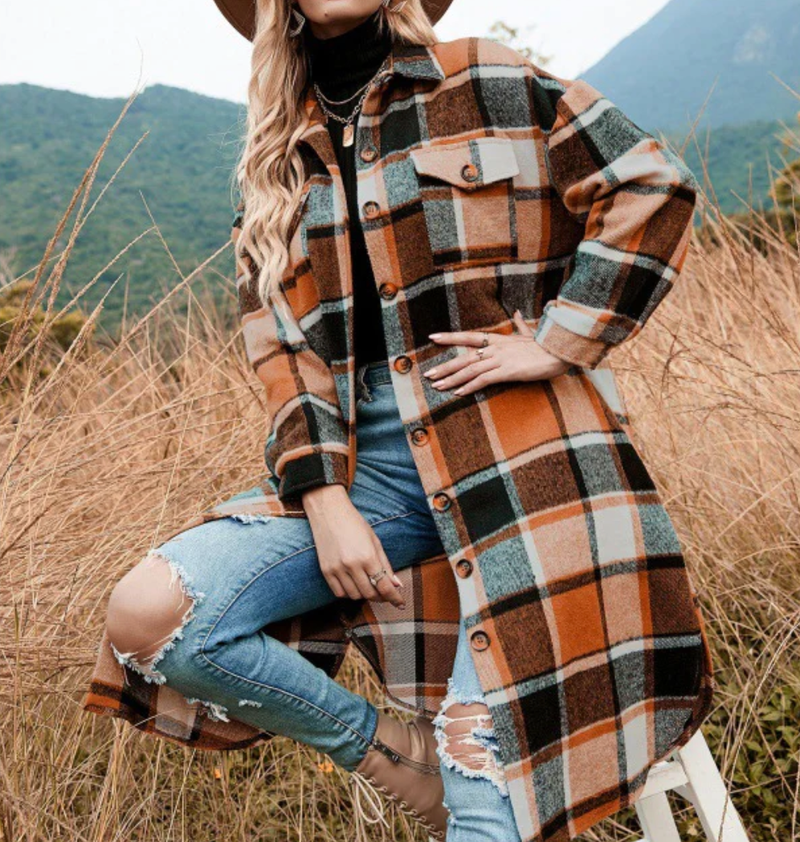 Manteau au style vintage intemporel