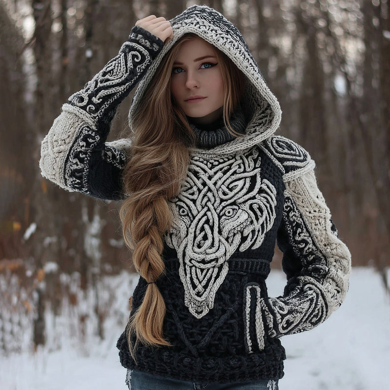 Pull au design réfléchi