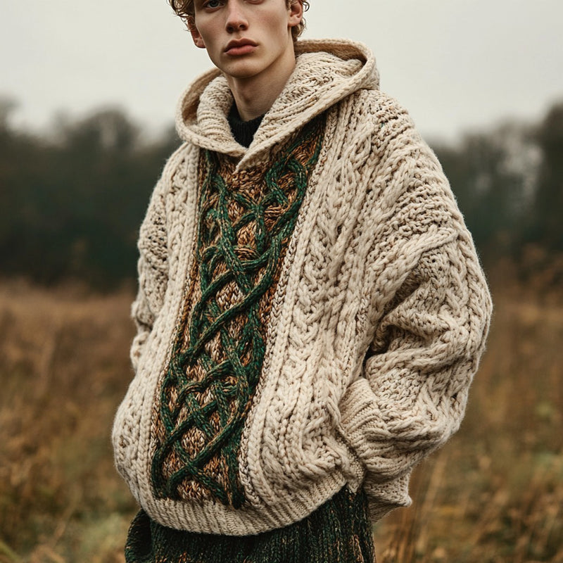 Pull au design réfléchi