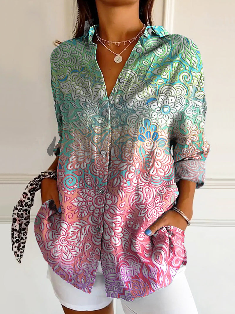 Chemise au design réfléchi