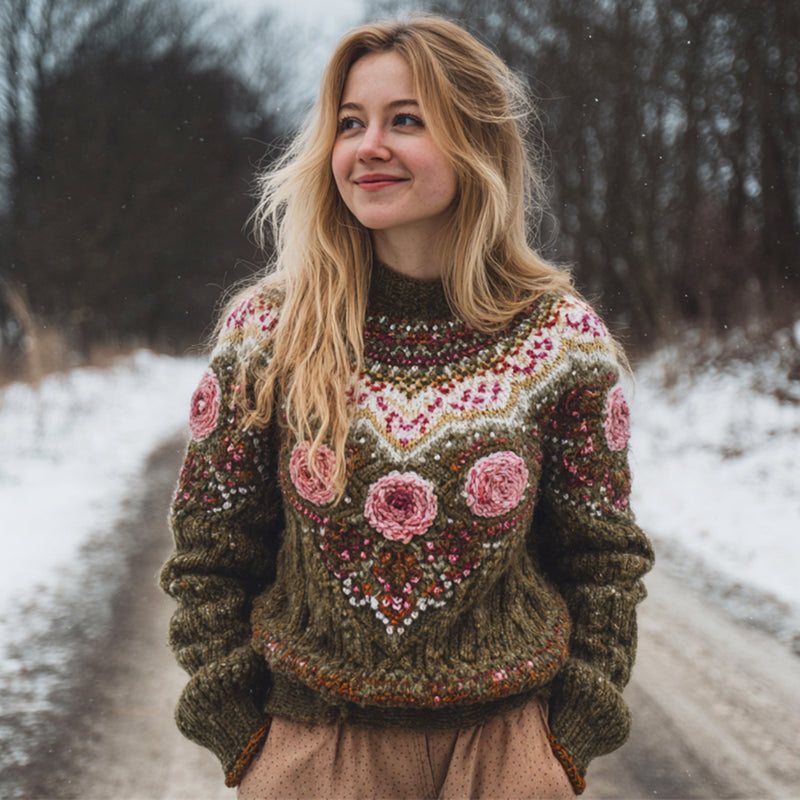 Pull vintage classique