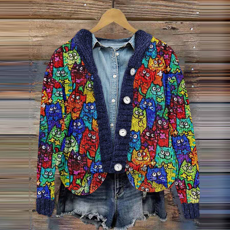 Cardigan au style vintage intemporel