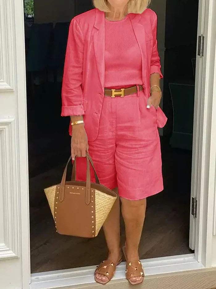 EP | Blazer élégant et short - Stylé - Idéal pour les jours chauds