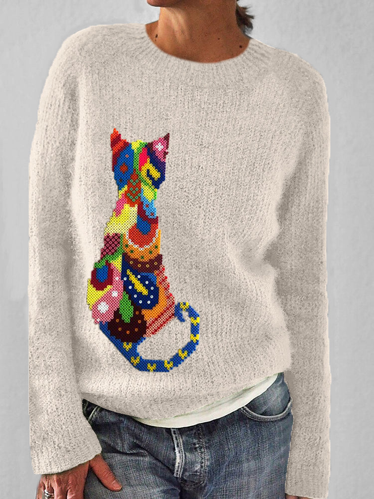 Pull au style vintage intemporel