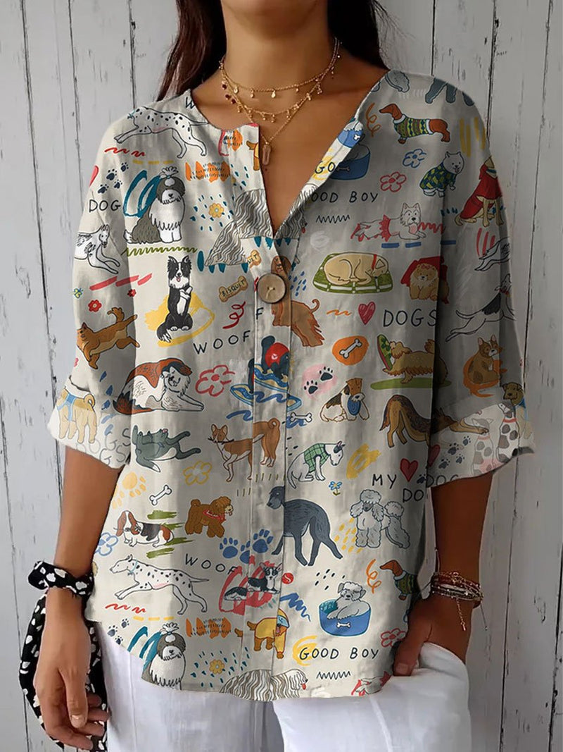 Chemise au design gracieux