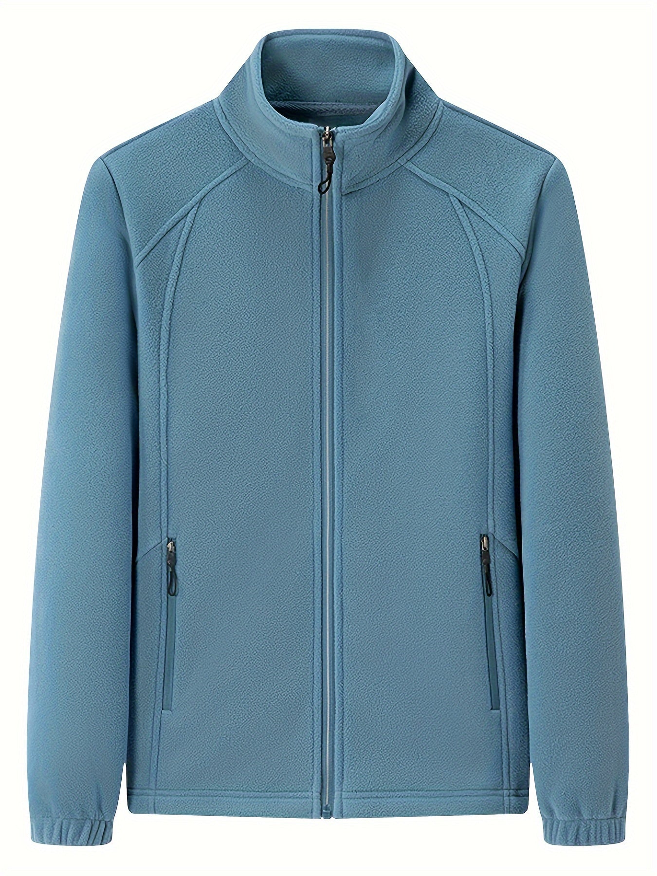 EP | Veste d'extérieur en peluche pour femmes avec col montant et manches longues