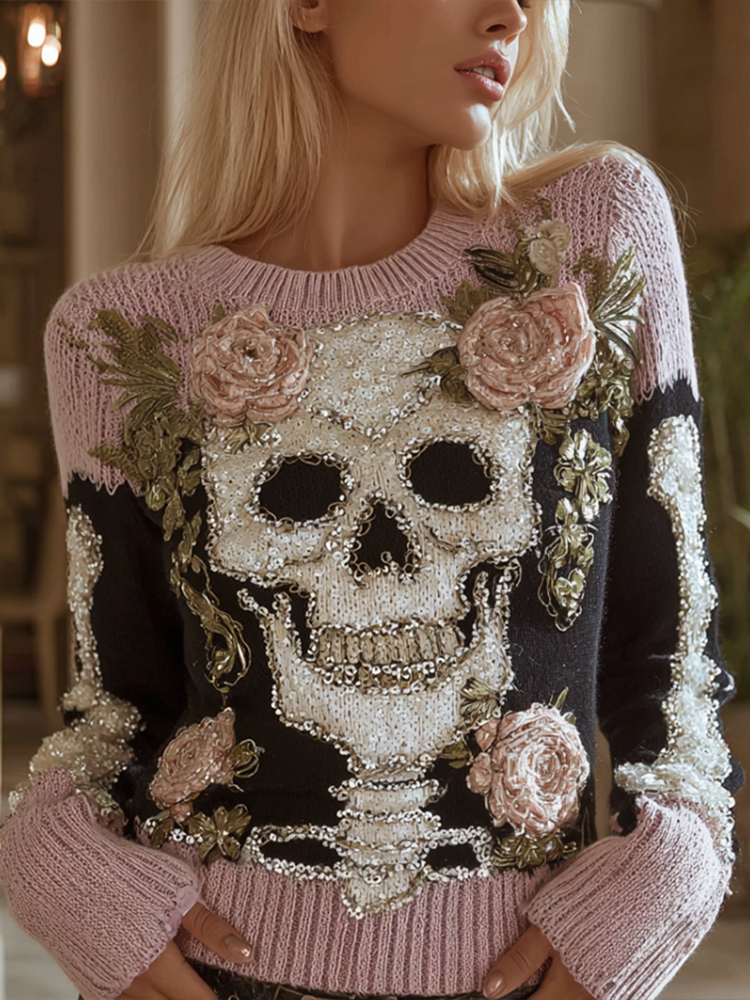 Pull au design réfléchi
