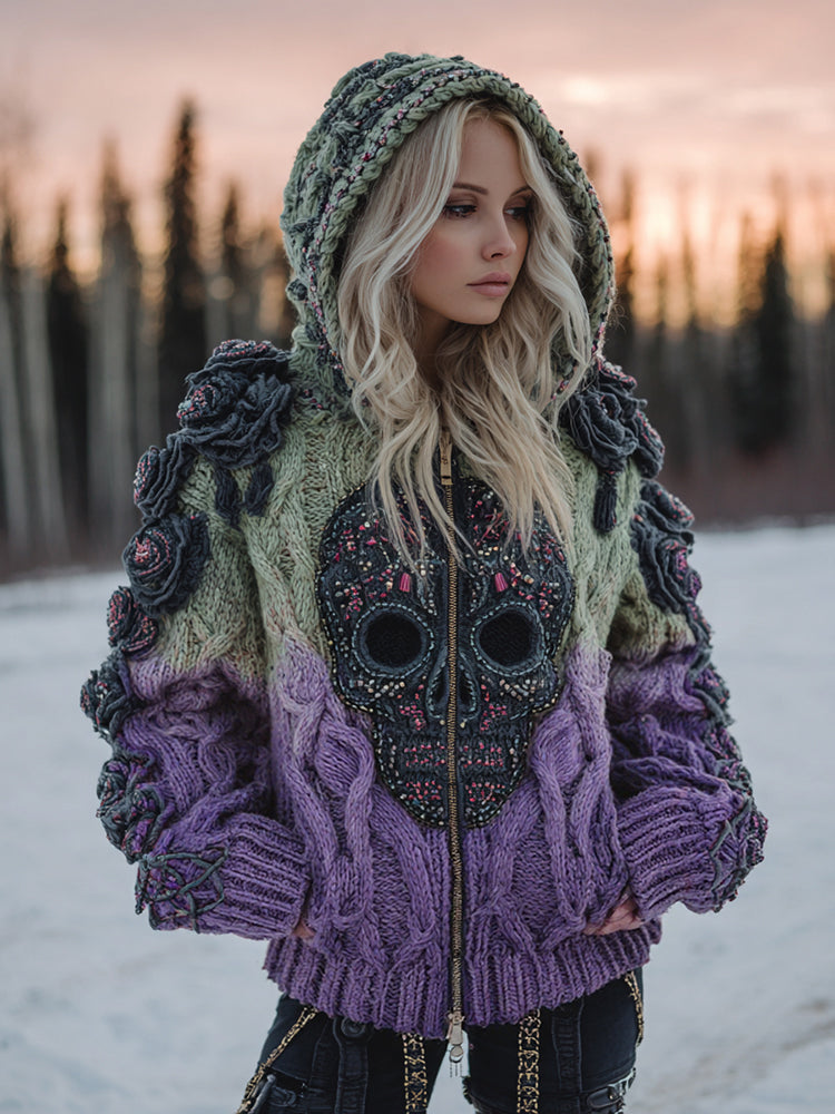 Cardigan au design réfléchi