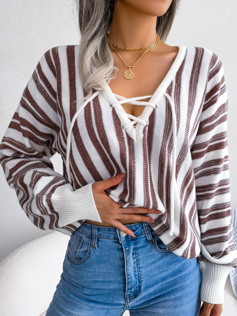 Pull au design réfléchi