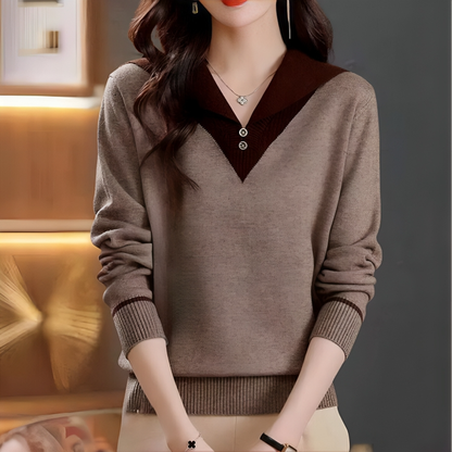 Pull au design réfléchi