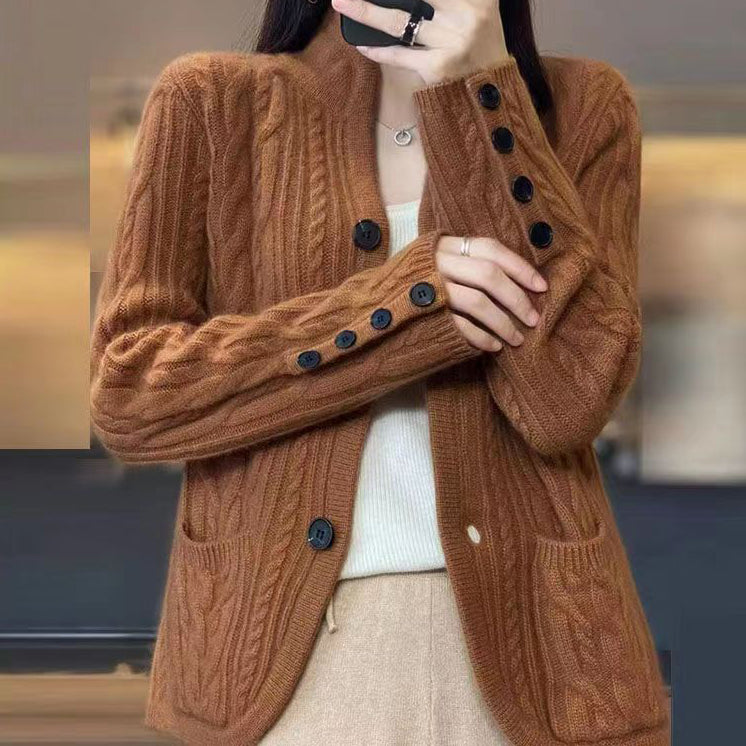 Cardigan au style vintage intemporel