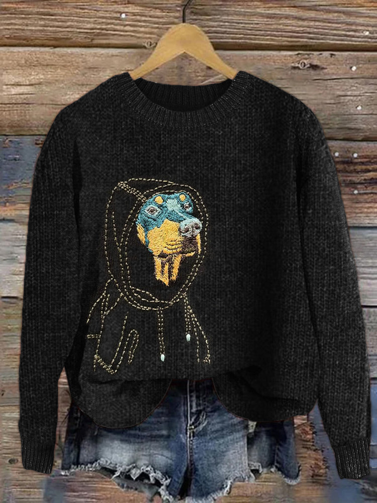 Pull au style vintage intemporel