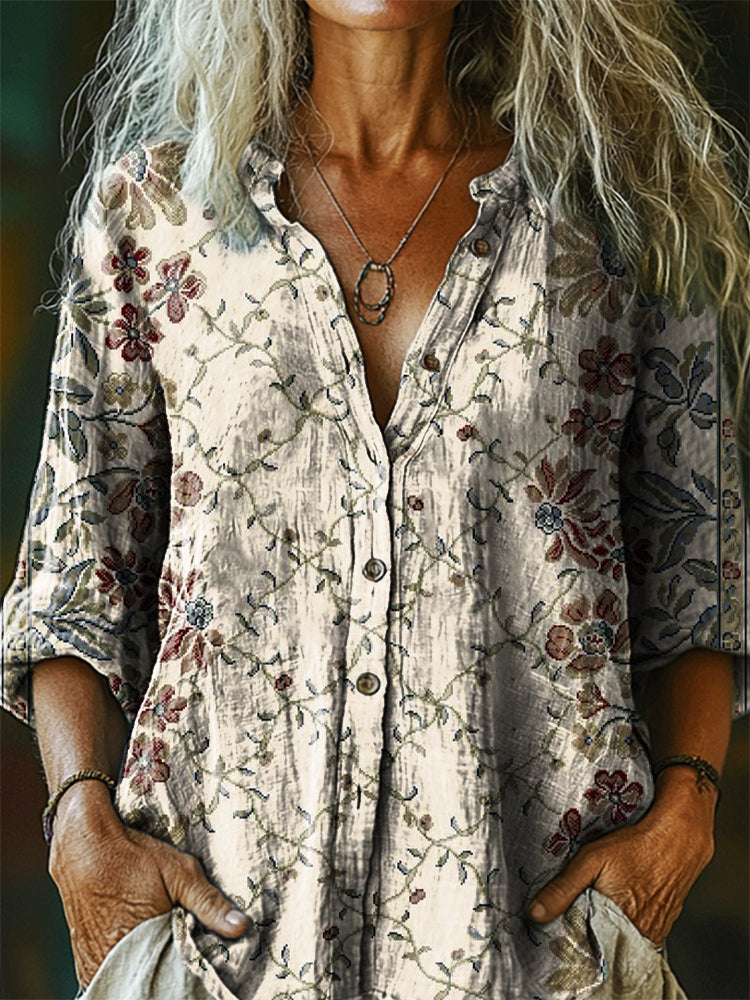 Chemise au design réfléchi