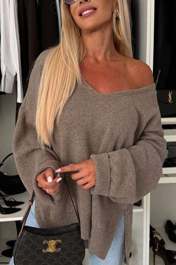 Pull au design réfléchi