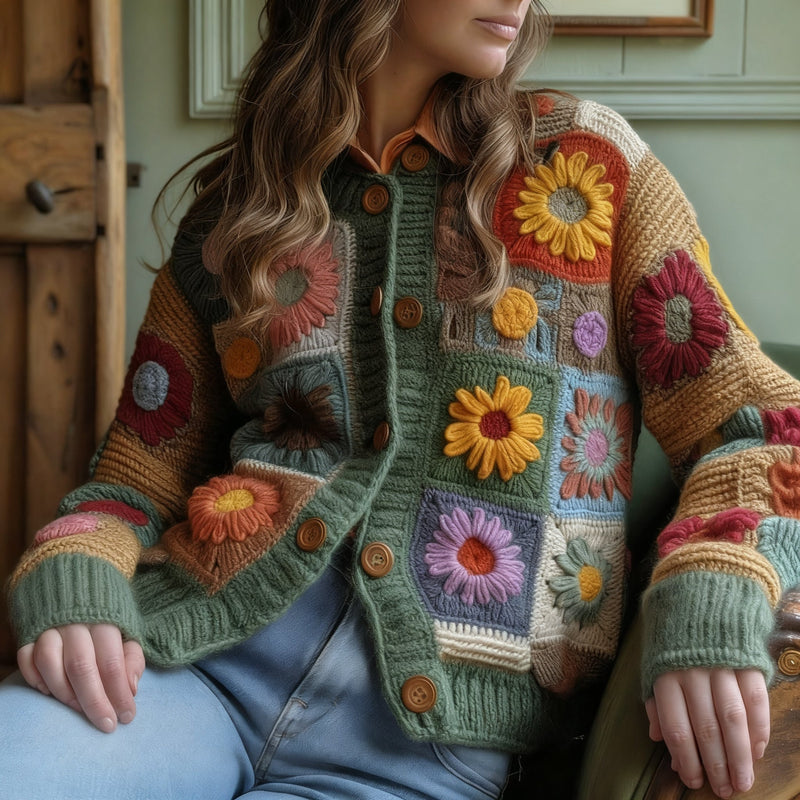 Cardigan au design réfléchi