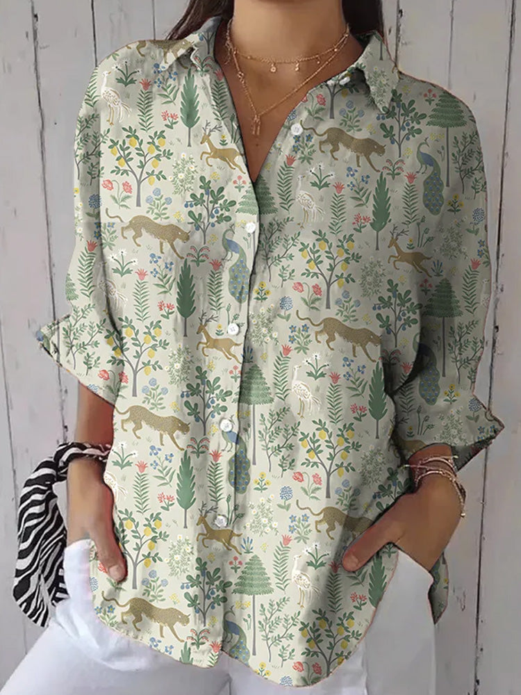 Chemise au style vintage intemporel