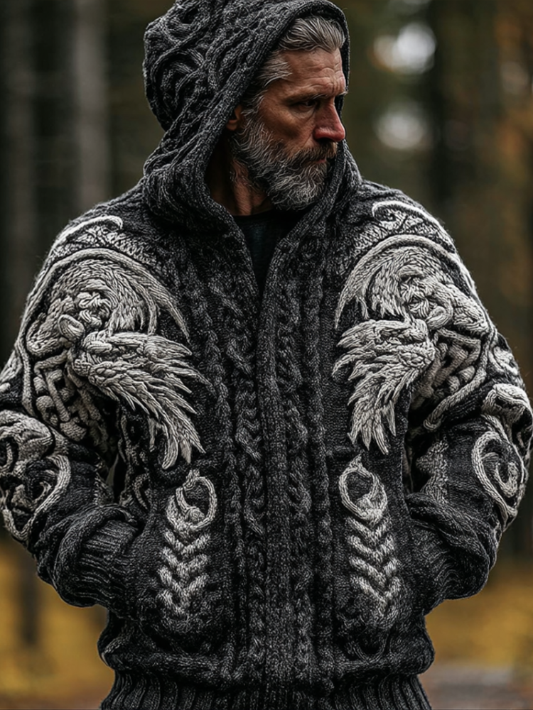 Pull au design réfléchi