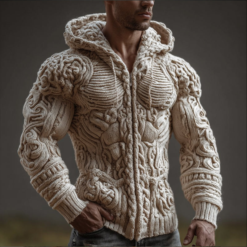 Cardigan au design réfléchi