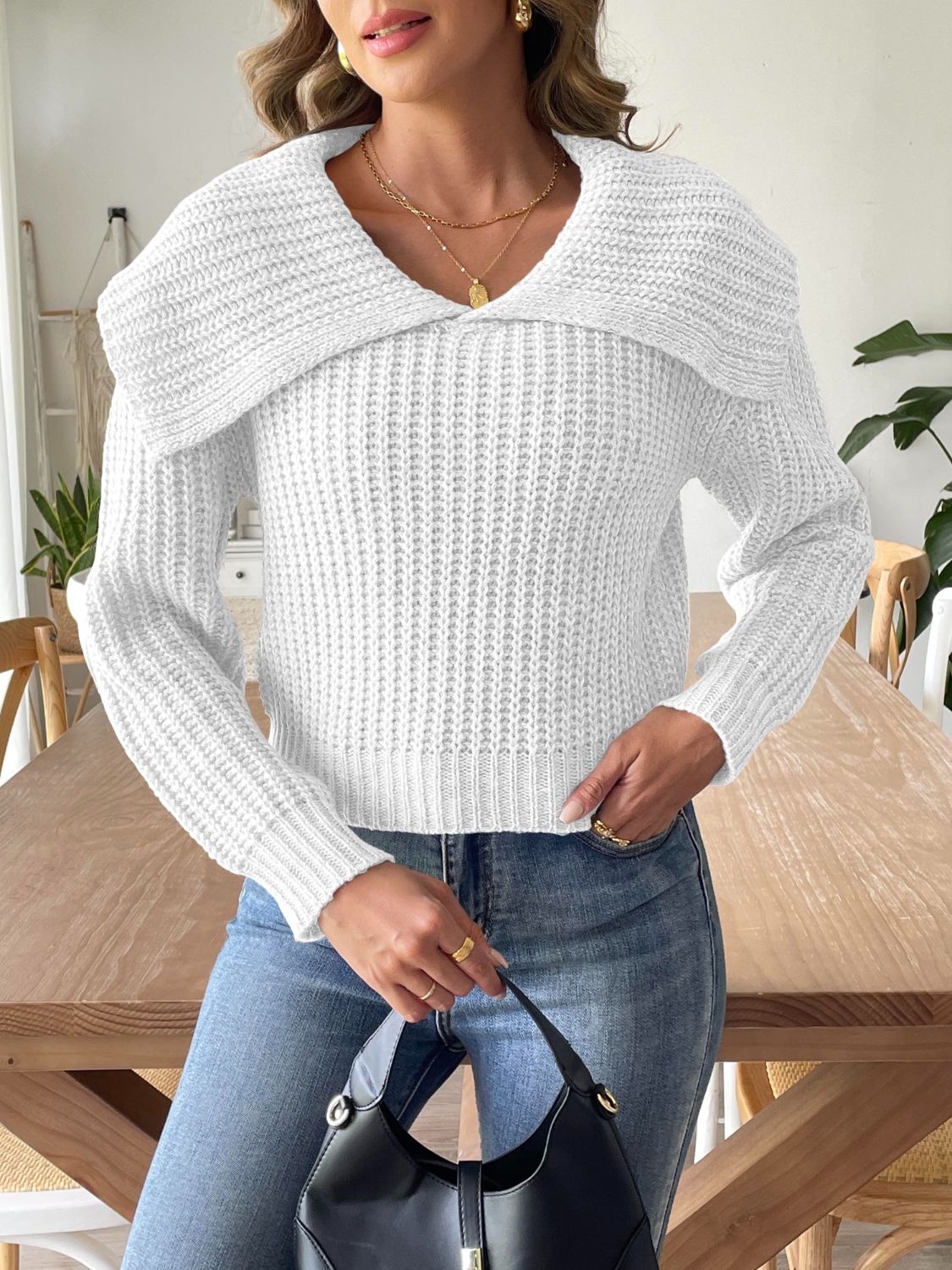 Pull au design classique