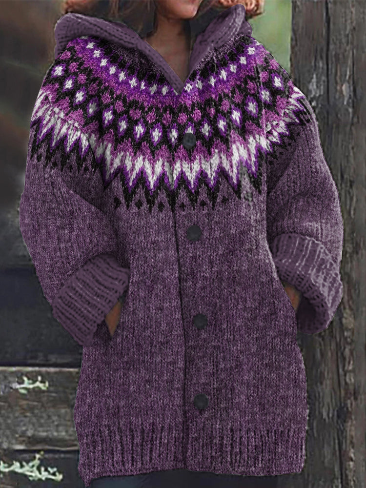 Cardigan au design réfléchi