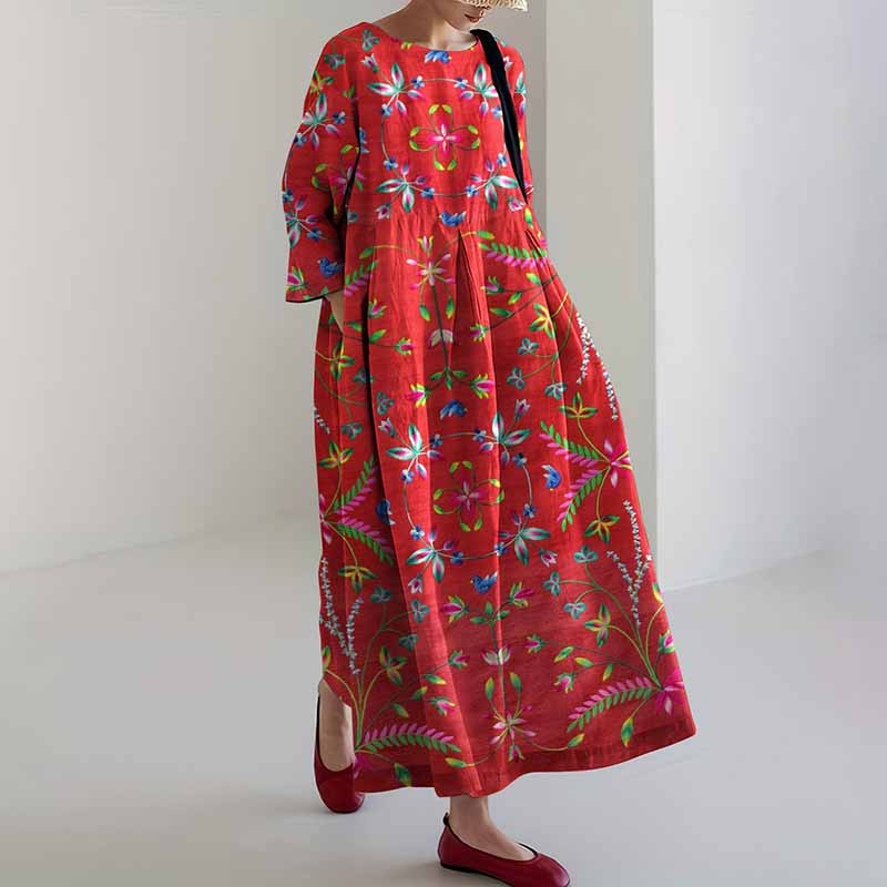 Robe au style vintage intemporel