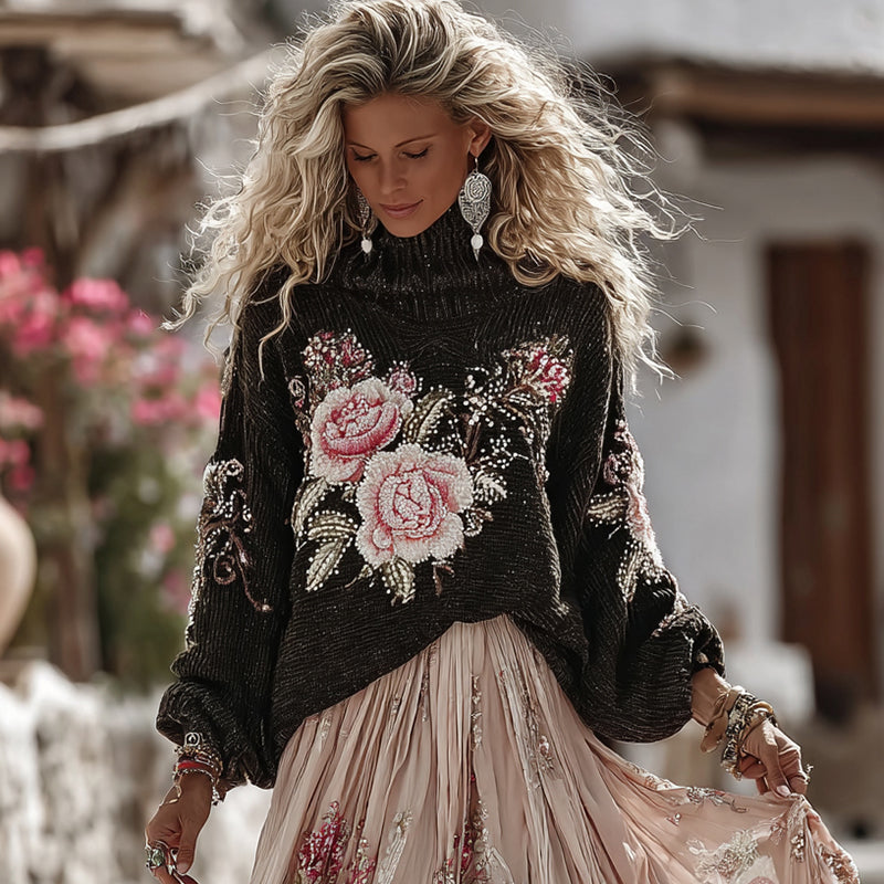Pull vintage classique