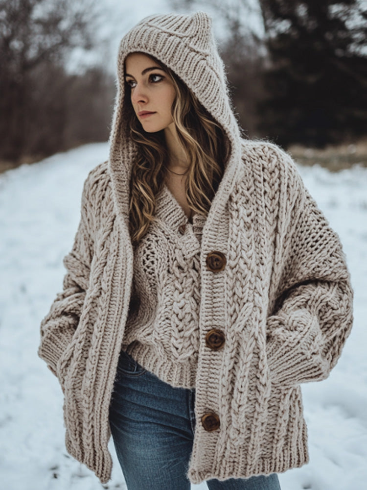 Cardigan au style vintage intemporel