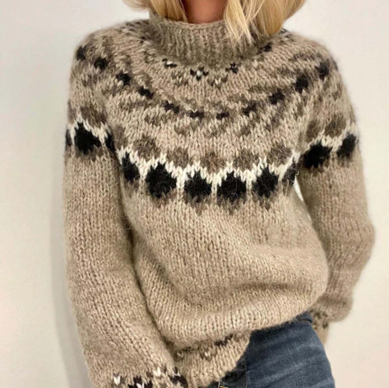 Pull au style vintage intemporel