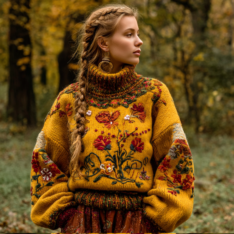 Pull au style vintage intemporel
