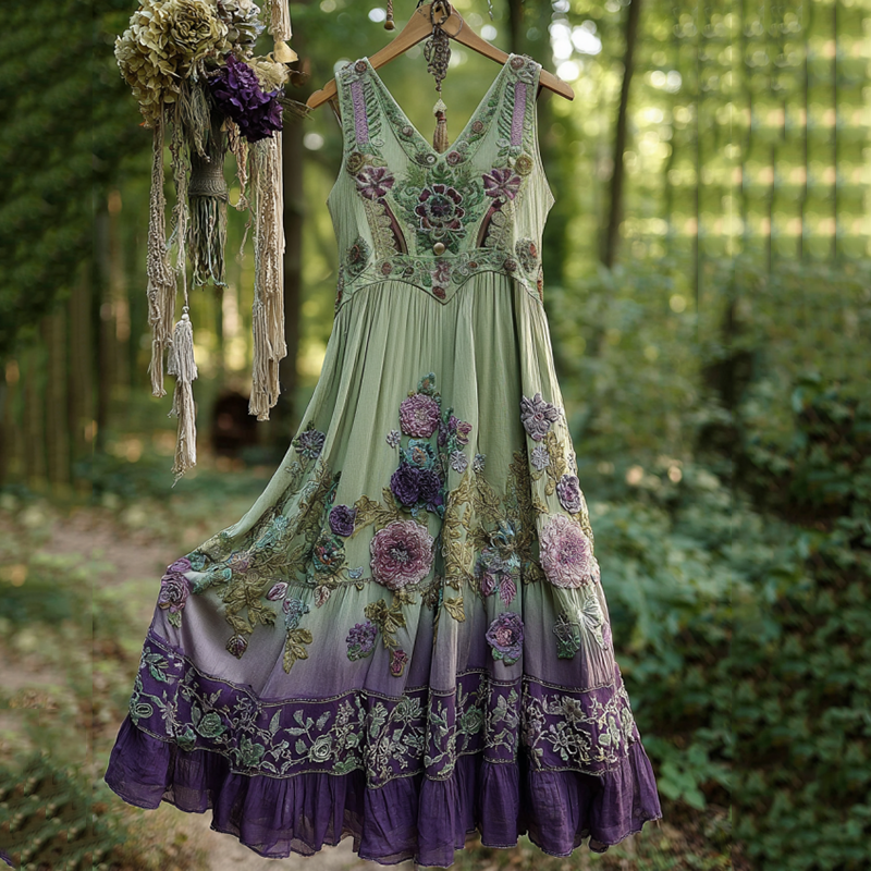 Robe au style vintage intemporel