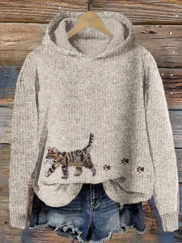 Pull au design réfléchi