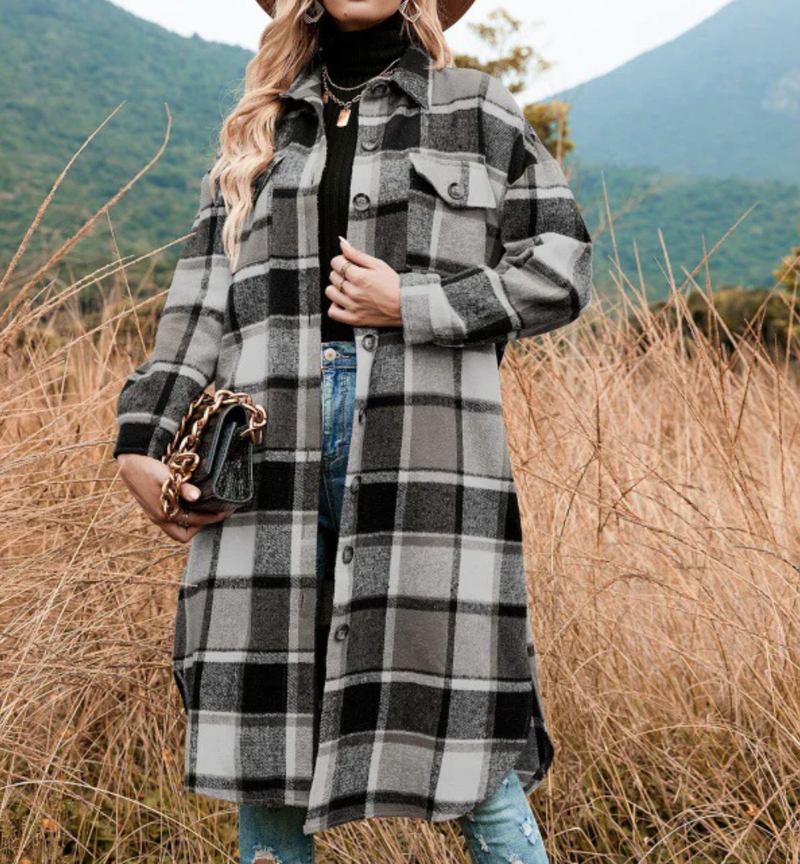 Manteau au style vintage intemporel
