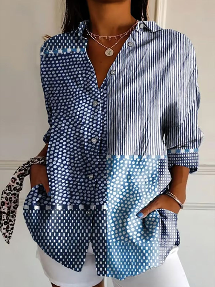 Chemise au style vintage intemporel