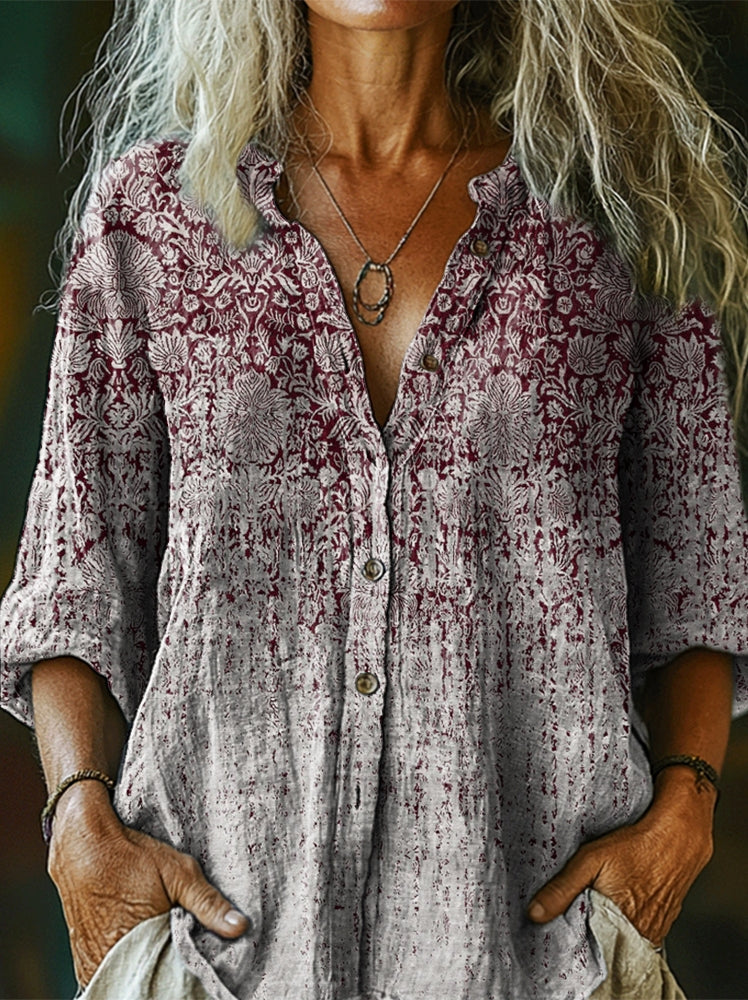 Chemise au style vintage intemporel