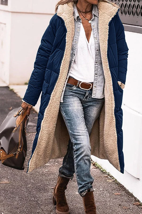 EP | Veste tendance avec capuche et col accentué