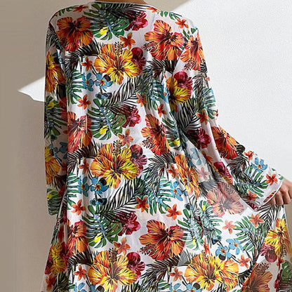 SL | bikini 3 pièces fleuri avec cover-up