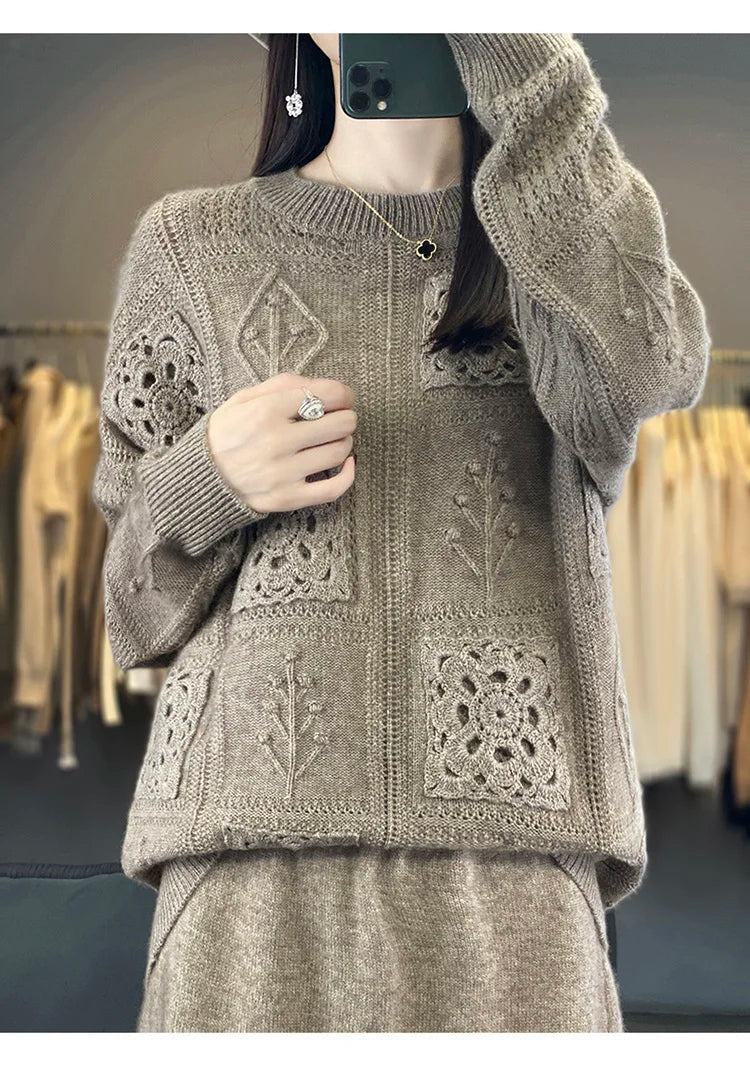 Pull au design réfléchi