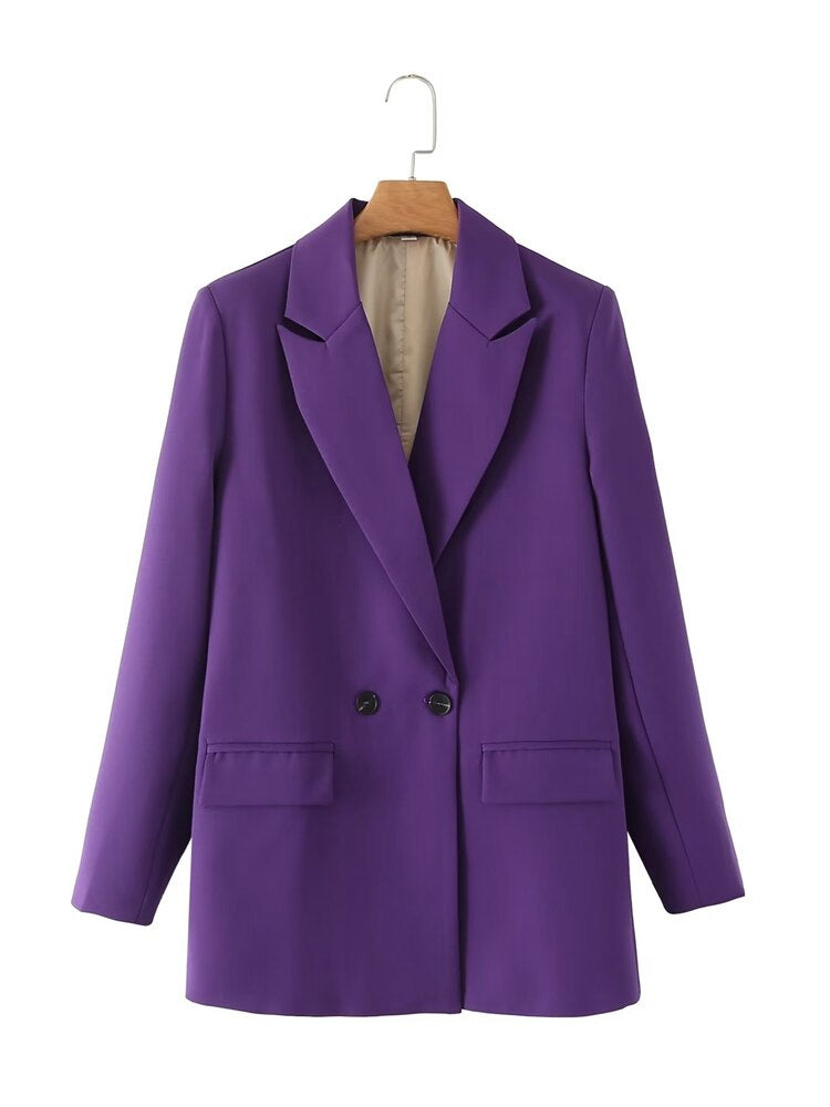 EP | Blazer à double boutons pour femmes