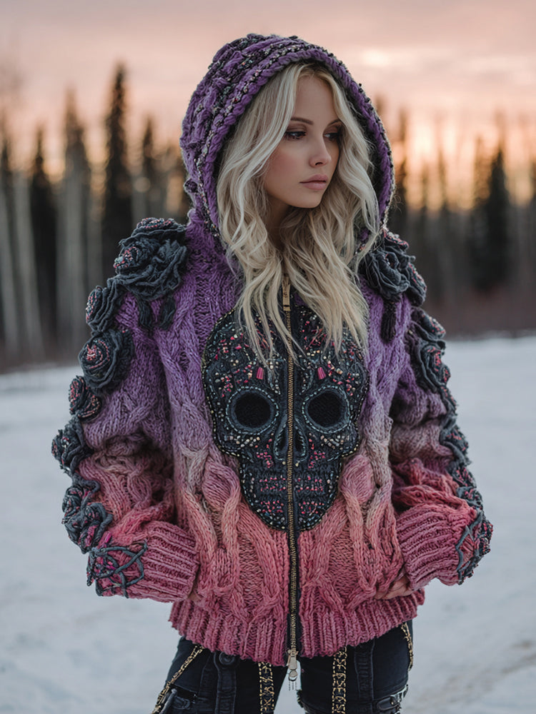 Cardigan au design réfléchi