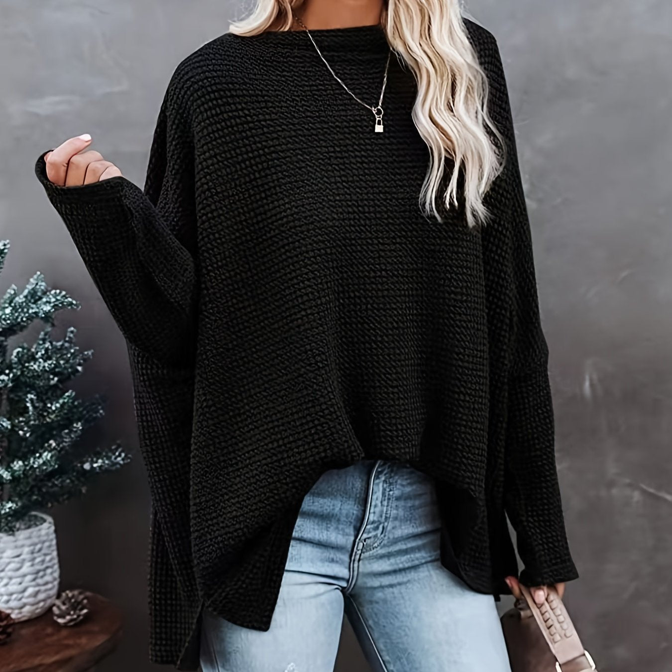 Pull au design réfléchi