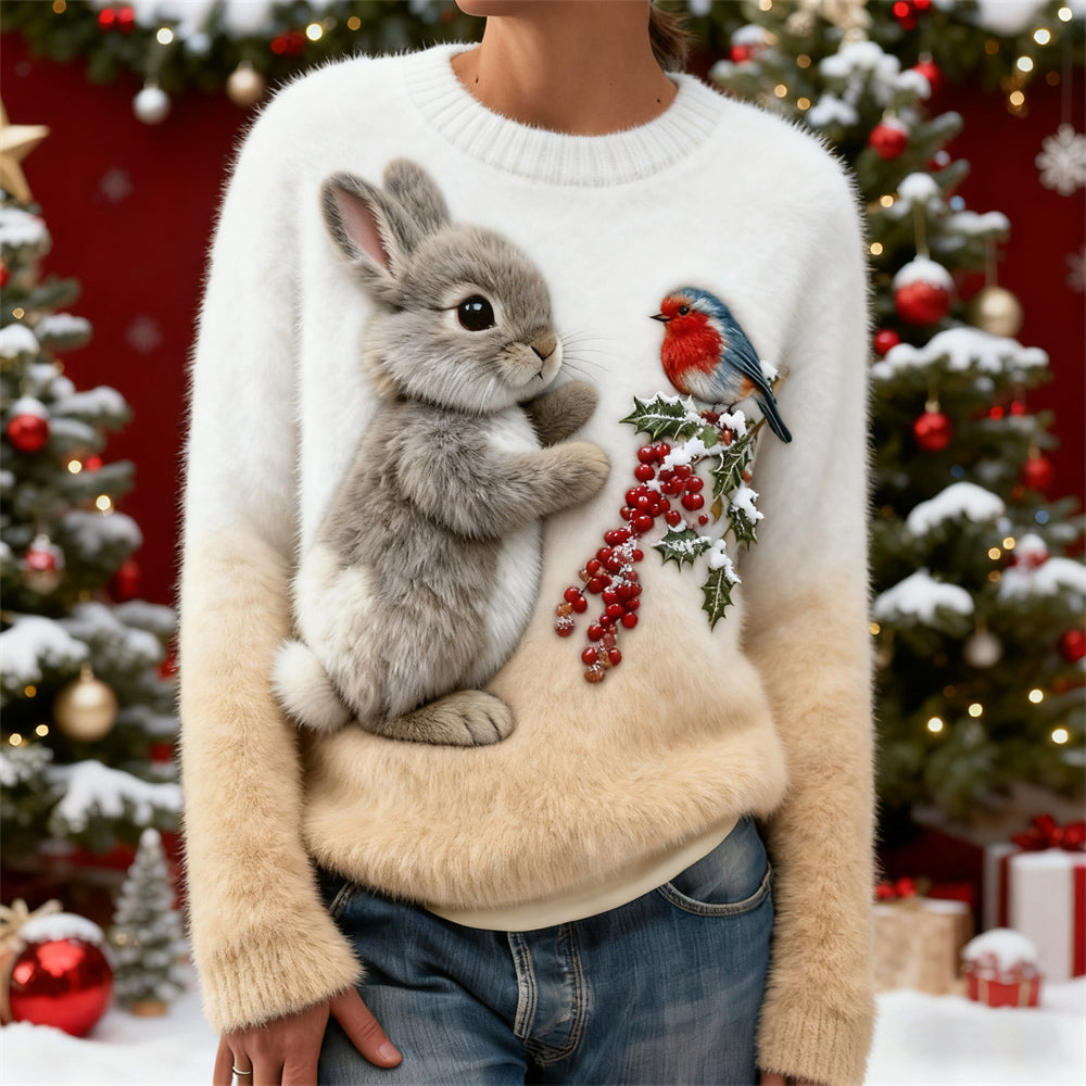 Pull au design réfléchi