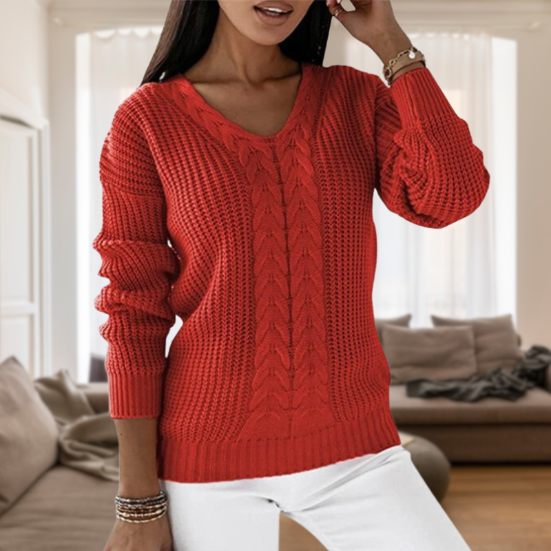 Pull au design réfléchi