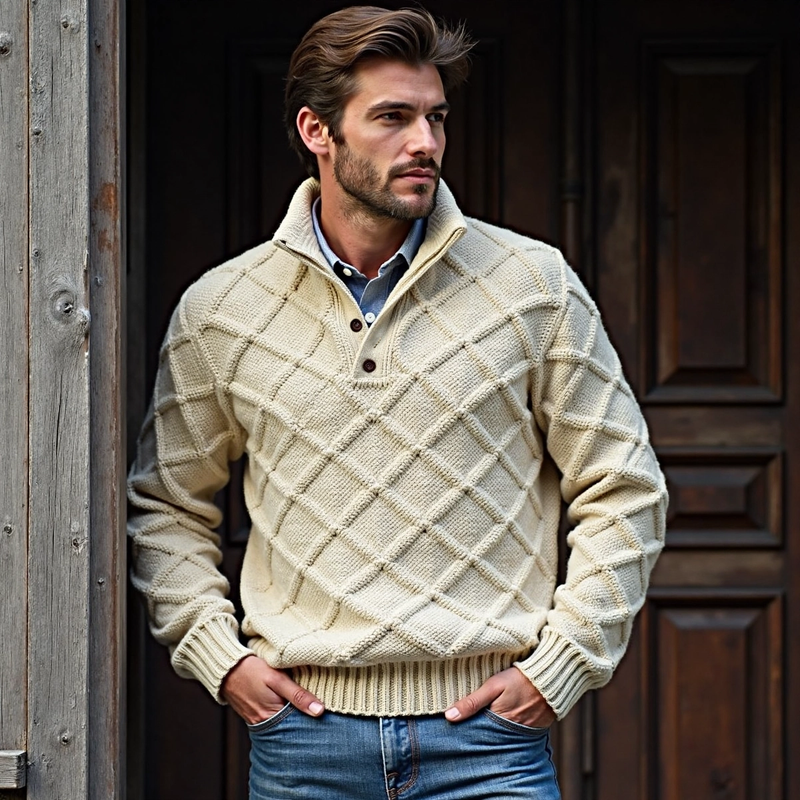Pull vintage classique