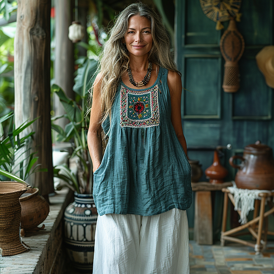 Haut inspiration vintage