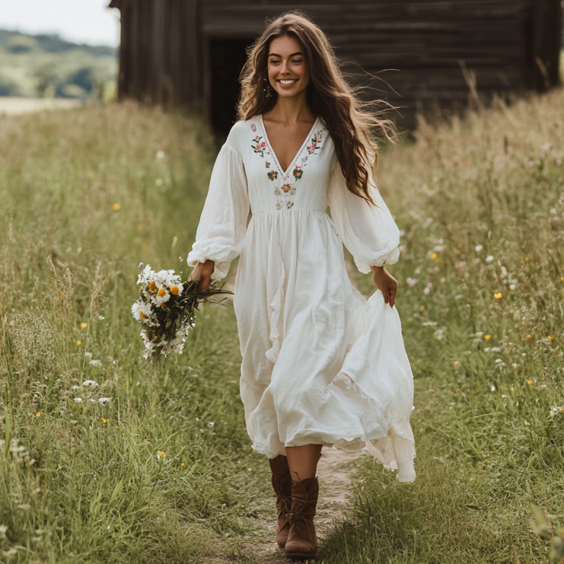 Robe au design élégant