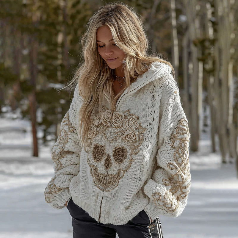 Cardigan au style vintage intemporel