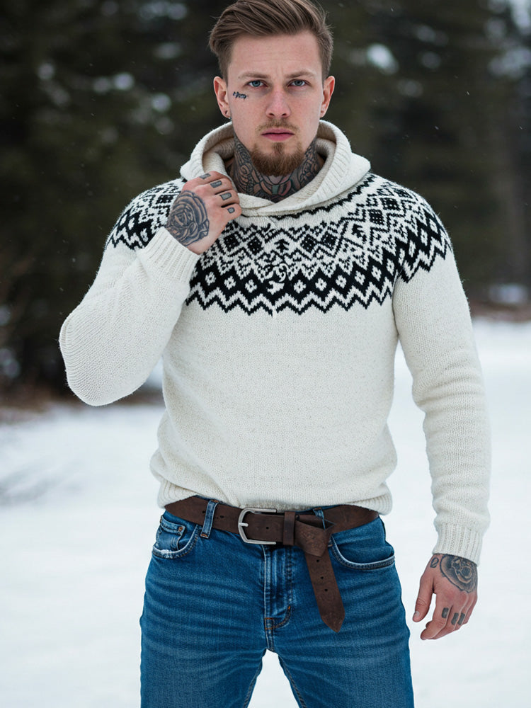 Pull au design classique